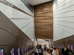 Heading down the escalators from the Cannon Street ticket hall
