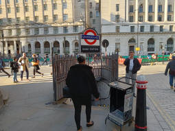 The Walbrook entrance to the subway system