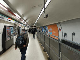 One of the two Waterloo & City line platforms -- the other's to the left
