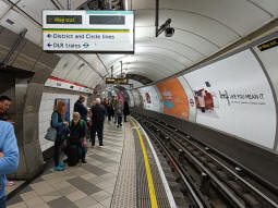 Central line westbound
