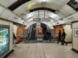 Escalators up to the main ticket hall from near the Jubilee line