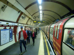 Northbound platform