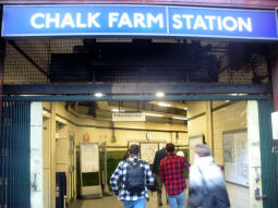 The entrance