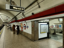 The way out from Central line eastbound
