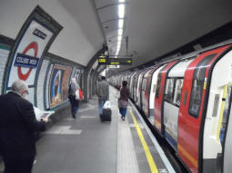 Southbound platform