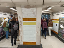 Two of the four lifts at the lower level (for platforms)