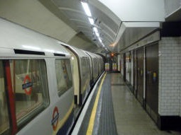 One of the Bakerloo line platforms