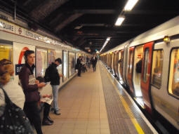Eastbound platform