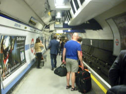 Piccadilly line eastbound platform