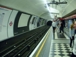 Central line westbound platform