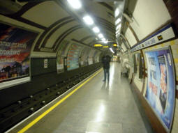 Westbound platform