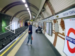 Northbound platform