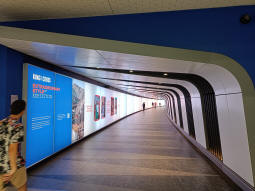 Looking along the tunnel from the Granary Square entrance