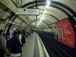 Northbound platform