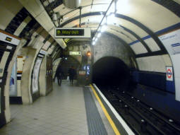 Southbound platform