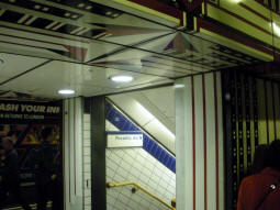 Access to the Piccadilly line from the Northern line northbound platform
