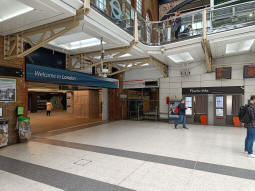 One of the part-time Central line entrances