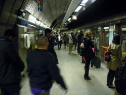 Jubilee line westbound platform
