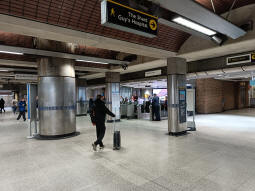 The Underground station's National Rail ticket hall
