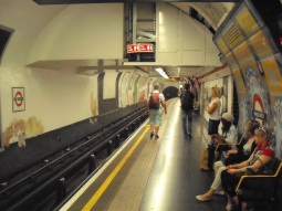 Eastbound platform