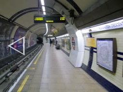 Southbound platform