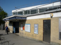 The entrance