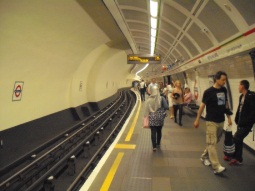 Central line westbound platform