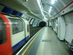 Central line eastbound platform