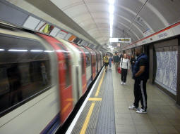 Central line eastbound platform