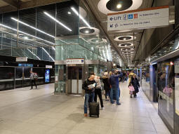 The Elizabeth line platforms from the westbound side