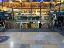 Underground entrance from the main railway station concourse