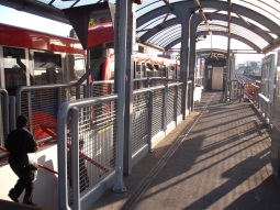 Exits: stairs on the left, lift further along