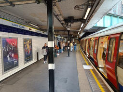 Westbound platform