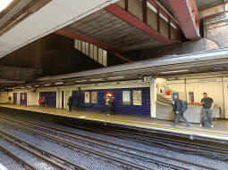 The eastbound platform from the westbound