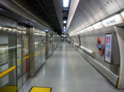 Eastbound platform