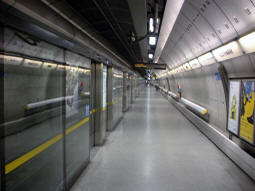 Westbound platform