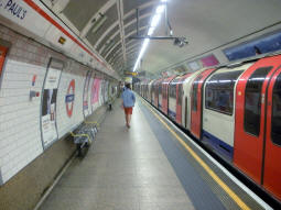 Eastbound platform