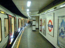 One of the westbound platforms
