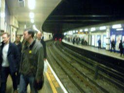 Platforms from the westbound bay platform