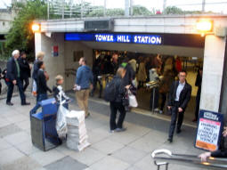 The entrance