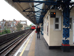 Westbound platform