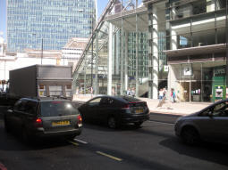 The Cardinal Place entrance from across the street