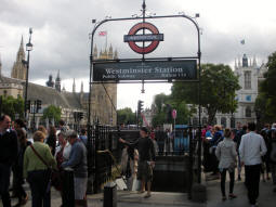 One of the subway entrances