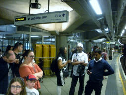 District and Circle lines westbound platform