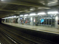 Looking across to the eastbound District and Circle line platform from the westbound