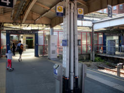 The ways out from the District line platforms
