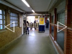 Looking towards the ticket hall coming from the eastern entrance