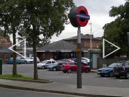 Looking towards the entrance from The Broadway