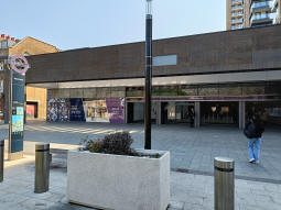 The entrance