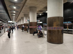 The platforms from the westbound side